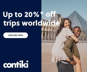 Feature 15: Contiki: Travel Together 20% Off